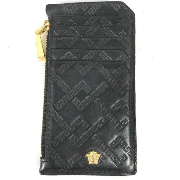 VERSACE Wallet Coin Compartment Medusa Fragment case coin purse - Picture 1 of 11